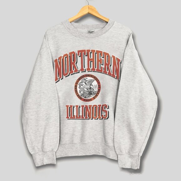 Vintage Northern Illinois Huskies Crewneck Sweater, Northern Illinois University - Picture 1 of 2